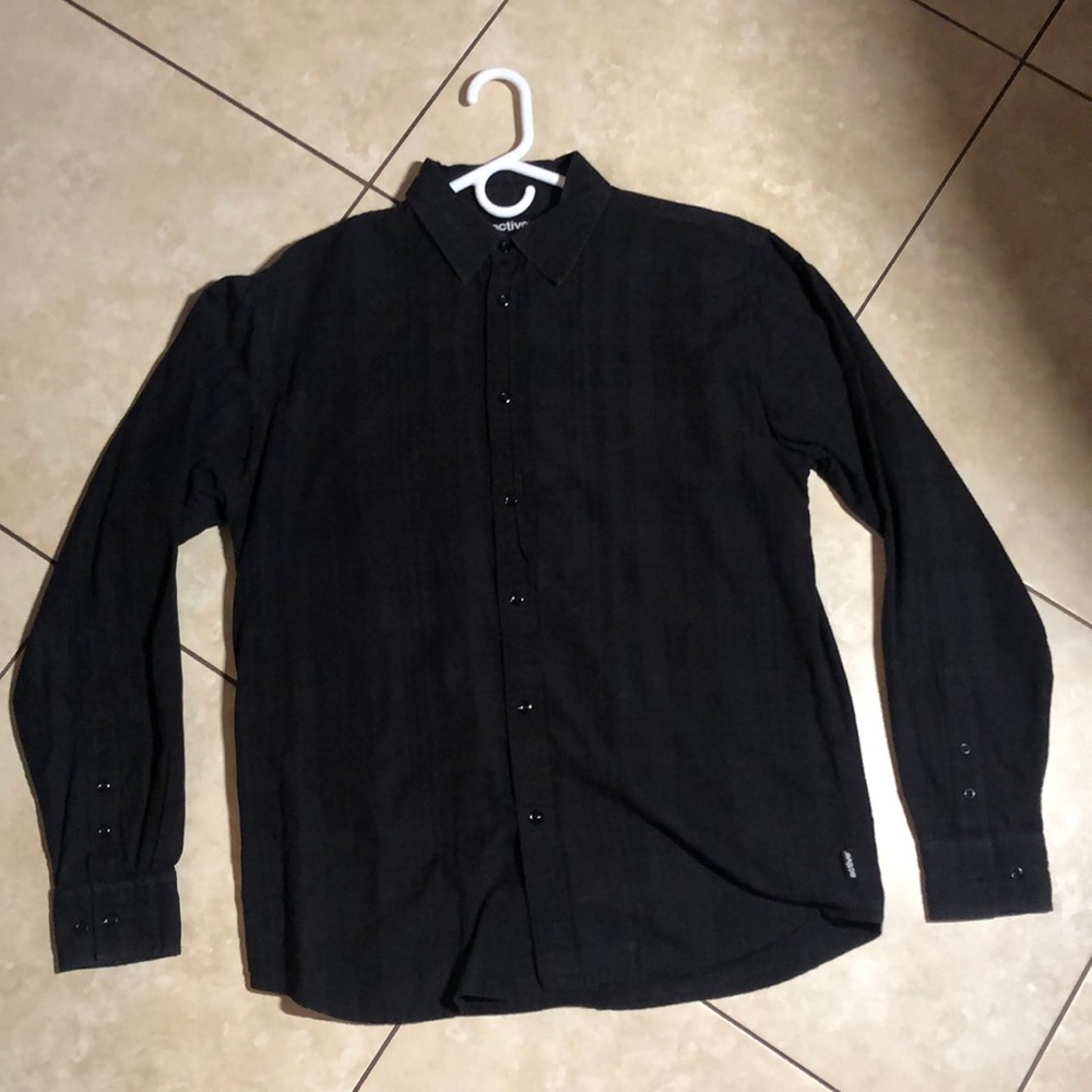 Active Ride Shop Black Button Down Shirt